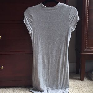 grey tight dress